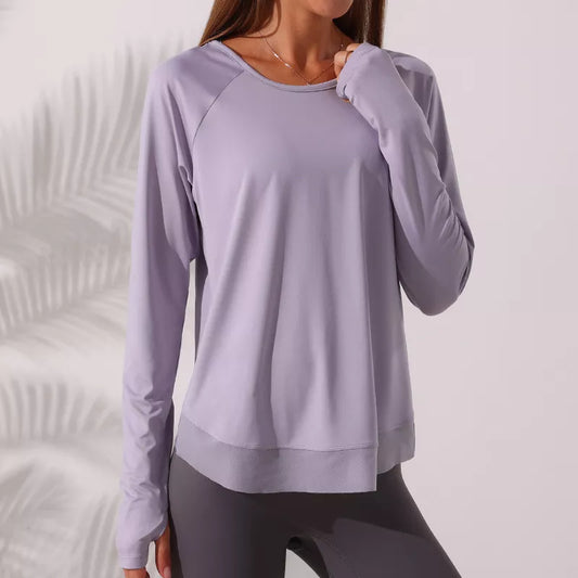 Balance Long Sleeve Shirt - Pink Lilac