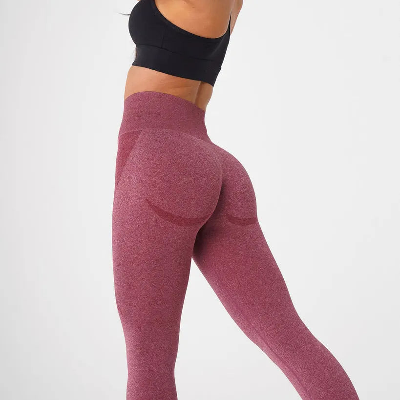 Force Seamless High Waisted Leggings - Burgundy