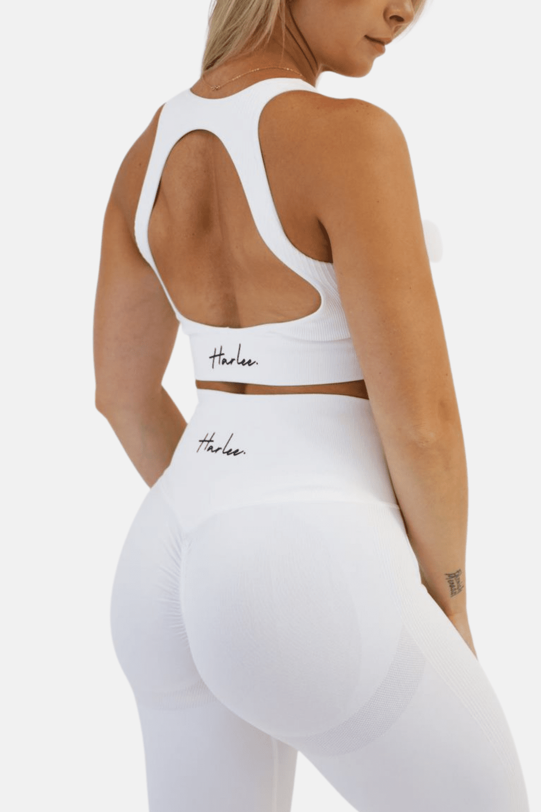 Luxe Seamless Scrunch Leggings - Coco Milk