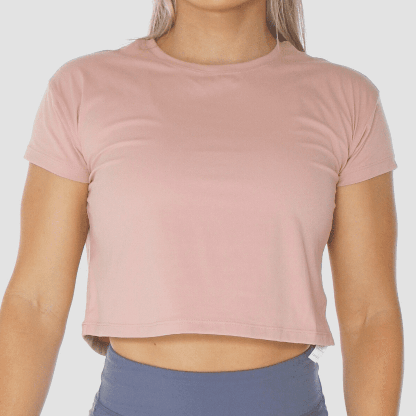 Balance Training Cropped Tee - Cotton Candy