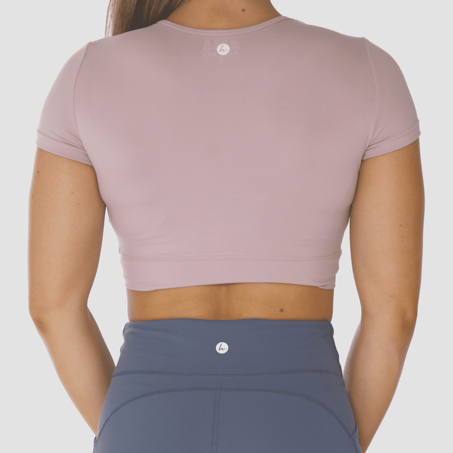 Performance Cropped Training Top - Lilac Lily